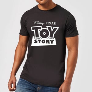 Toy Story Logo Outline Men's T-Shirt - Black