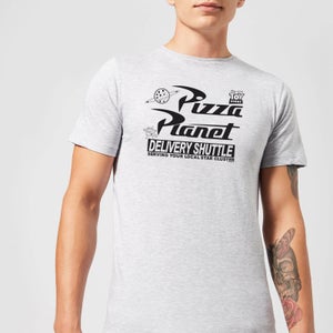 Toy Story Pizza Planet Logo Men's T-Shirt - Grey