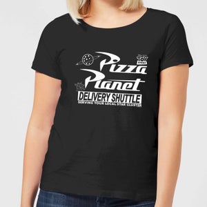 Toy Story Pizza Planet Logo Women's T-Shirt - Black