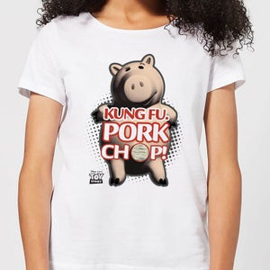 Toy Story Kung Fu Pork Chop Dames T-shirt - Wit
