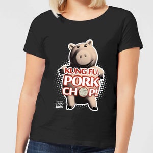 Toy Story Kung Fu Pork Chop Women's T-Shirt - Black