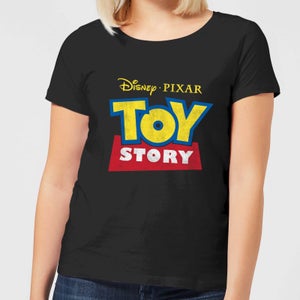 Toy Story Logo Damen T-Shirt - Schwarz