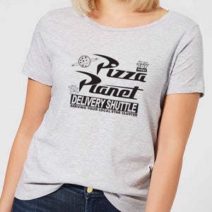T-Shirt Femme Logo Pizza Planet Toy Story - Gris