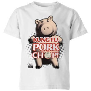 Toy Story Kung Fu Pork Chop Kinder T-Shirt - Weiß