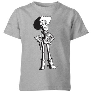 Toy Story Sheriff Woody Kinder T-shirt - Grijs
