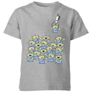 Camiseta Disney Toy Story Marcianitos - Niño - Gris