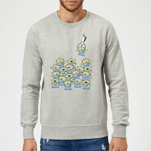 Sudadera Disney Toy Story Marcianitos - Hombre - Gris