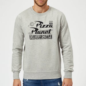 Toy Story Pizza Planet Logo Sweatshirt - Grey