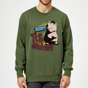 Toy Story Evil Oinker Pullover - Forest Green