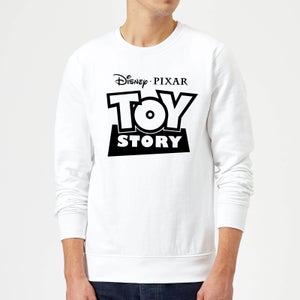 Toy Story Logo Outline Sweatshirt - White