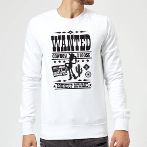 Sweat Homme Affiche Wanted Toy Story - Blanc