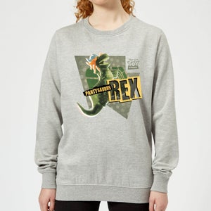 Toy Story Partysaurus Rex Women's Sweatshirt - Grey