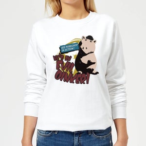 Toy Story Evil Oinker Women's Sweatshirt - White