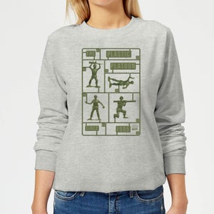 Toy Story Plastic Platoon Women's Sweatshirt - Grey