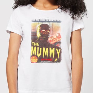 T-Shirt Hammer Horror The Mummy - Bianco - Donna