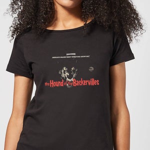 T-Shirt Hammer Horror Hound Of The Baskervilles - Nero - Donna