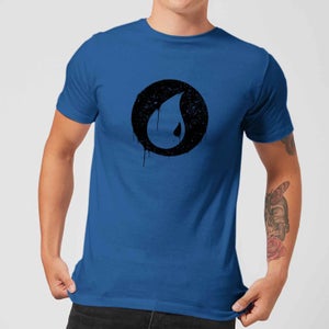 T-Shirt Magic The Gathering Blue Mana Splatter - Blu - Uomo