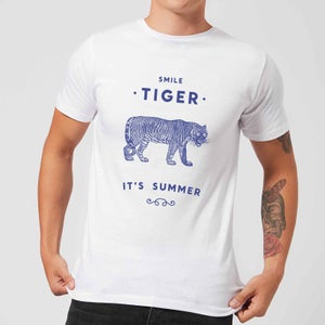 Florent Bodart Smile Tiger Men's T-Shirt - White