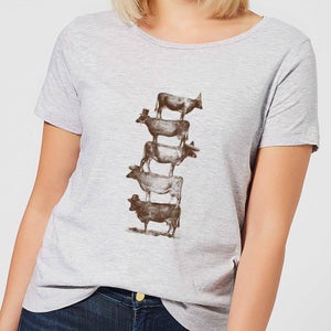 Florent Bodart Cow Cow Nuts Women's T-Shirt - Grey