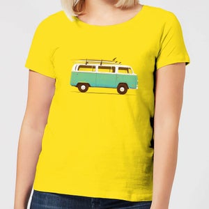 Florent Bodart Blue Van Women's T-Shirt - Yellow