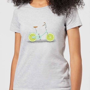 Florent Bodart Citrus Lime Women's T-Shirt - Grey
