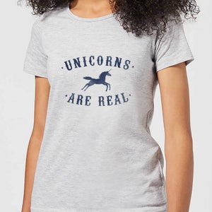 Florent Bodart Unicorns Are Real Women's T-Shirt - Grey