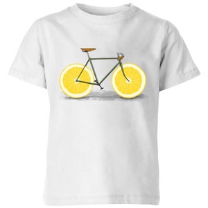 Florent Bodart Citrus Lemon Kids' T-Shirt - White