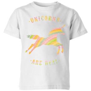 Florent Bodart Unicorns Are Real Kids' T-Shirt - White