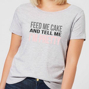 Be My Pretty Feed Me Cake Women's T-Shirt - Grey