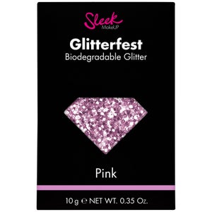Sleek MakeUP Glitterfest Biodegradable Glitter - Pink 10g