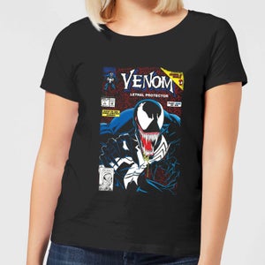 Camiseta Marvel Venom Protector Letal - Mujer - Negro