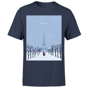 Paris Men's T-Shirt - Navy
