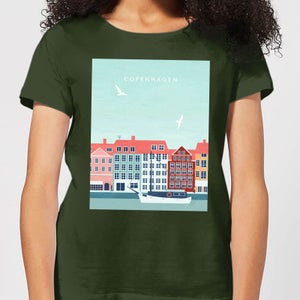 Copenhagen Women's T-Shirt - Forest Green