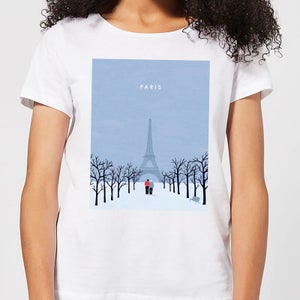 Paris Women's T-Shirt - White