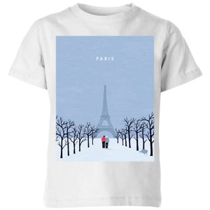 Paris Kids' T-Shirt - White