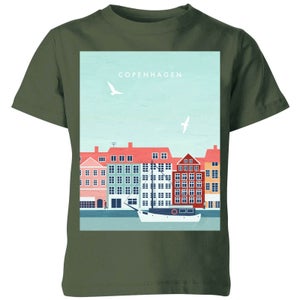 Copenhagen Kids' T-Shirt - Forest Green