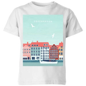 Copenhagen Kids' T-Shirt - White