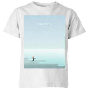 Surfing Kids' T-Shirt - White
