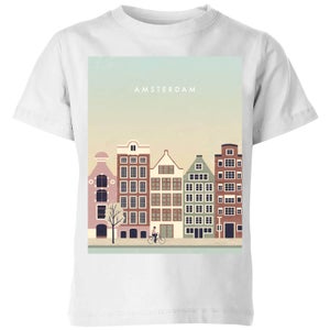 Amsterdam Kids' T-Shirt - White