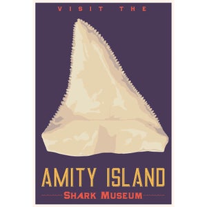 Jaws "Shark Museum" by Steve Thomas Limited Edition 13 x 19 Inch Fine Art Giclee - SDCC Exclusive