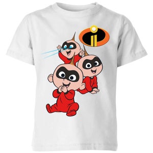 Incredibles 2 Jack Jack Poses Kinder T-shirt - Wit