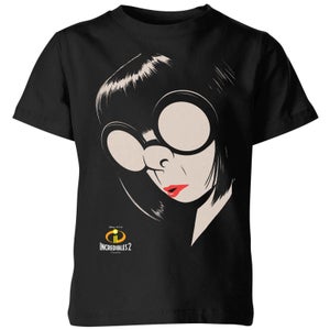 Incredibles 2 Edna Mode Kinder T-shirt - Zwart