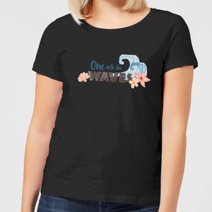 Camiseta Disney Vaiana One With The Waves - Mujer - Negro