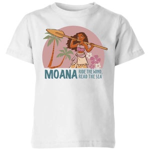 T-Shirt Enfant Read The Sea Vaiana, la Légende du bout du monde Disney - Blanc