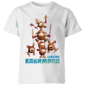 T-Shirt Moana Fear The Kakamora - Bianco - Bambini
