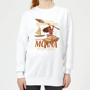 Moana Find Your Own Way Women's Sweatshirt - White