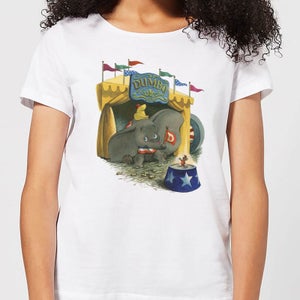 Dumbo Circus Damen T-Shirt - Weiß