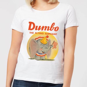 Dumbo Flying Elephant Women's T-Shirt - White