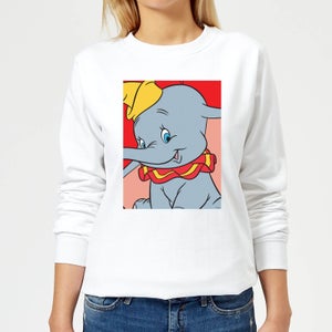 Sudadera Disney Dumbo Retrato - Mujer - Blanco
