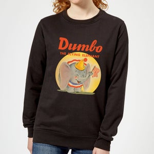 Dumbo Flying Elephant Women's Sweatshirt - Black